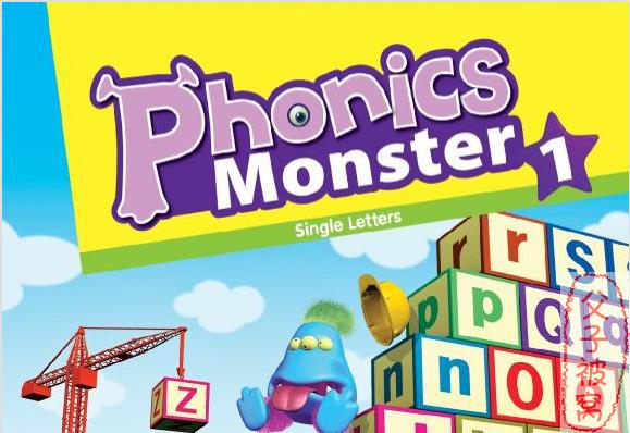 韩国自然拼读教材：Phonics Monster(第二版)学生书+练习册+闪卡+PPT+绘本