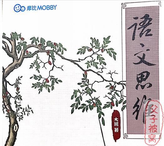 上海摩比语文中班、大班每日一练100天