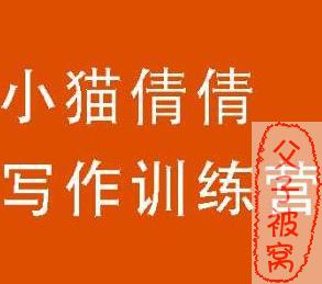 《小猫倩倩第八期写作训练营》教学视频+作业+电子书 教你靠写作赚钱