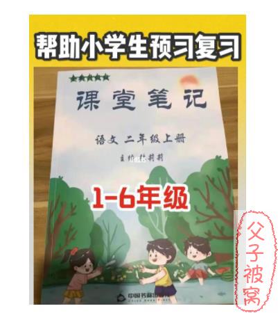 《小学1~6年级语文课堂笔记》(倍速+抖音+飞翔) PDF