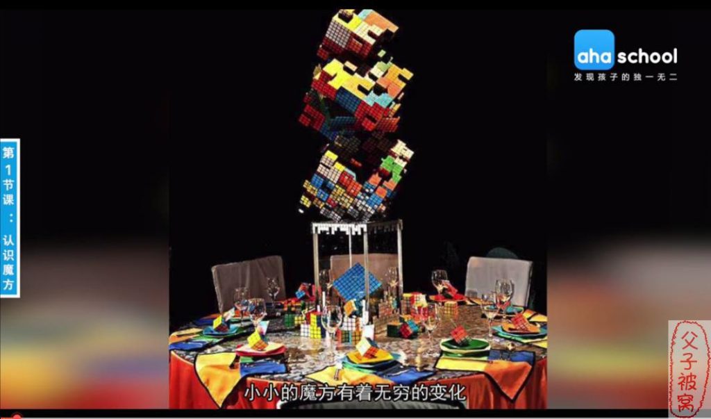 最强大脑王鹰豪《三阶魔方30节启蒙视频课》