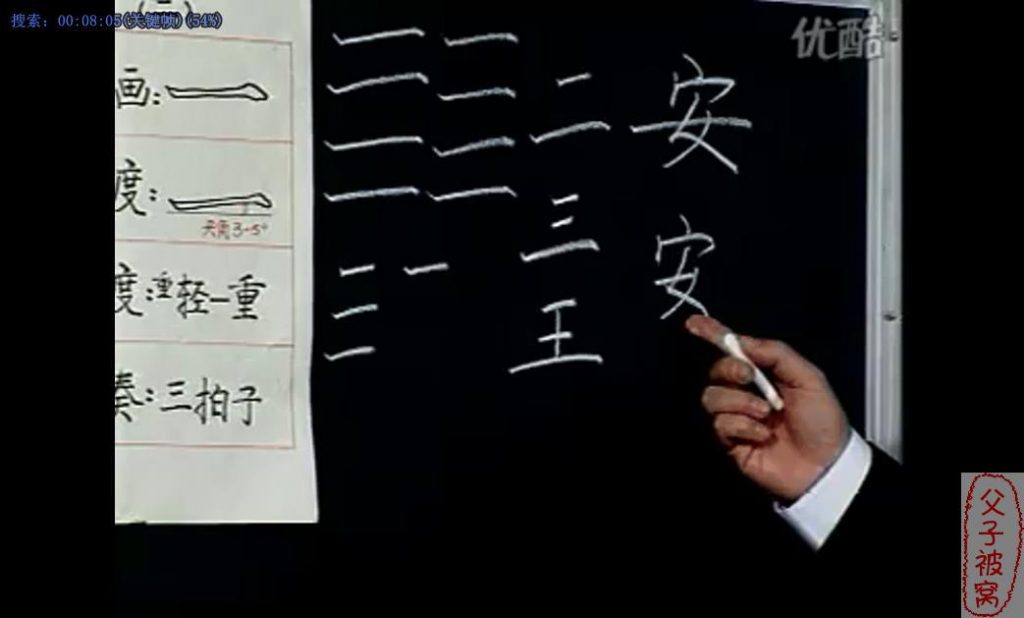 《硬笔书法教程》教学视频 全10讲 庞中华