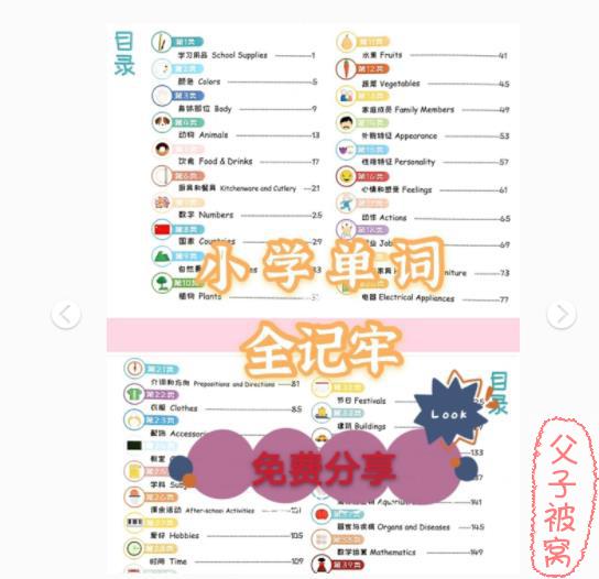 《图样大脑：小学单词全记牢》教学视频 共80节 MP4