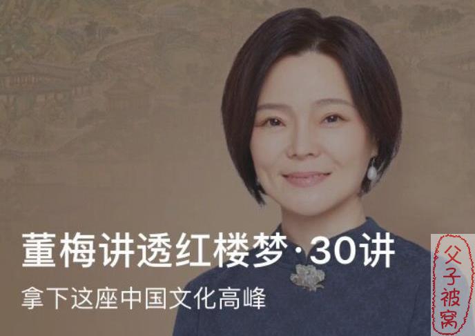 儿童文学讲读《董梅讲透红楼梦》全30讲 音频mp3