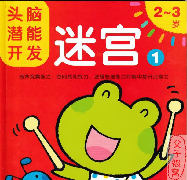 邦臣小红花《头脑潜能开发：迷宫 2-3岁（套装共2册）》电子版 PDF格式