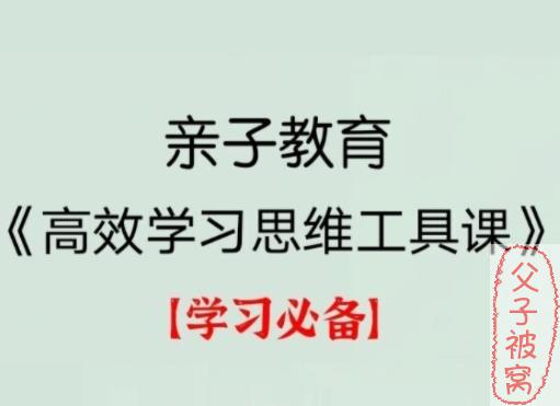 《高效学习的思维工具课》教学视频 12讲 附电子文档