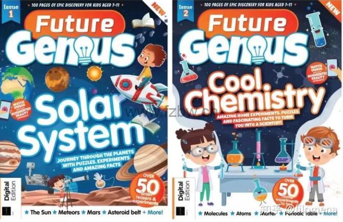 精美科普杂志《Future Genius》 2021全年电子版 PDF格式