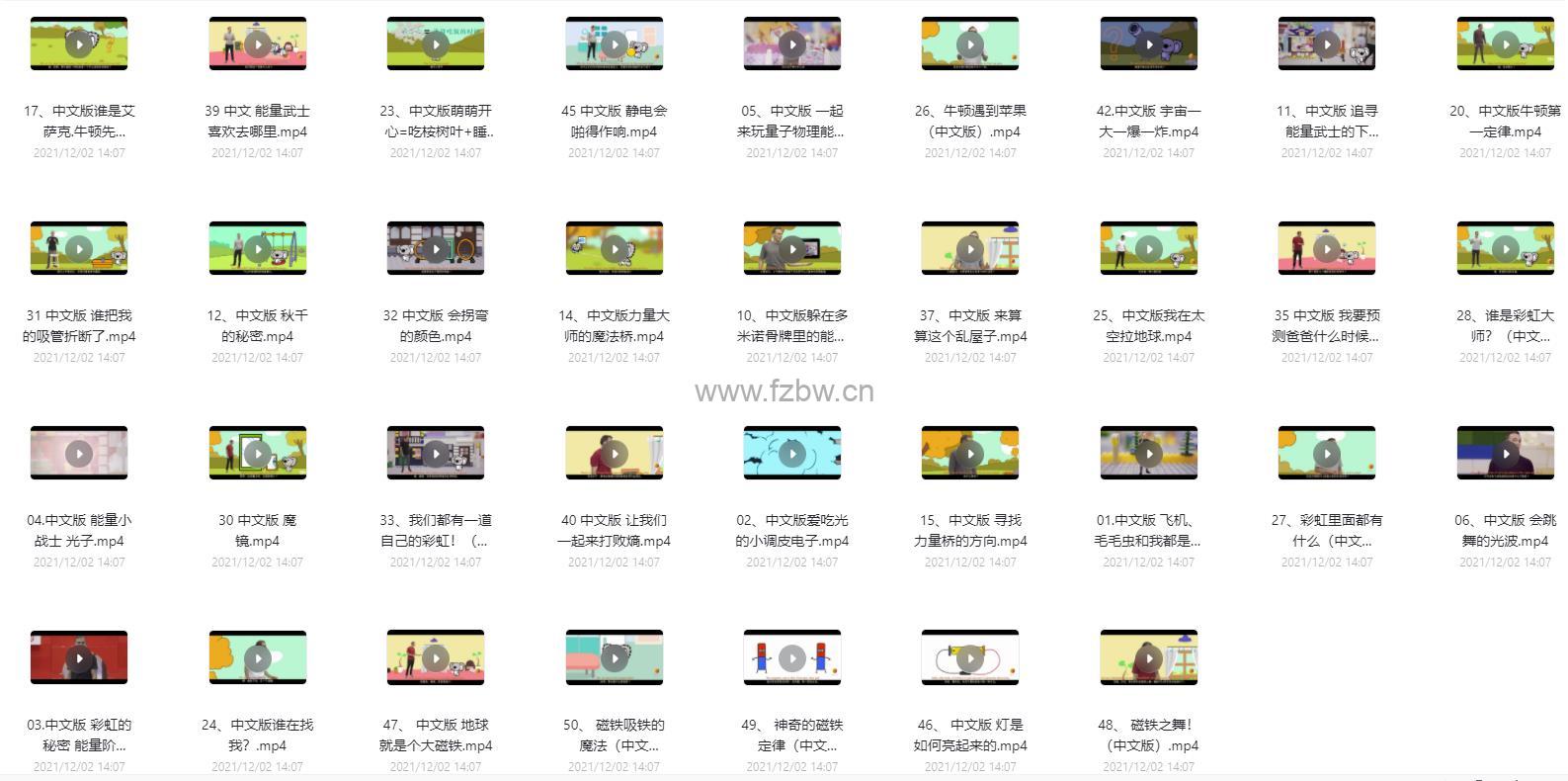 《扎克伯格给女儿的科学启蒙课》共52集 小短片