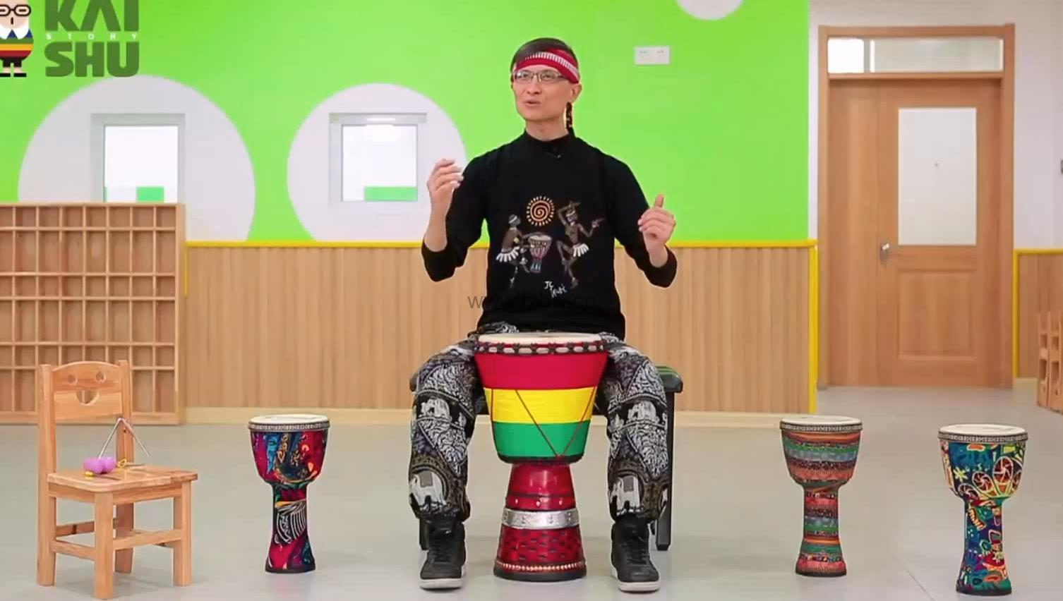 凯叔《非洲鼓亲子乐园启蒙课》mp4视频