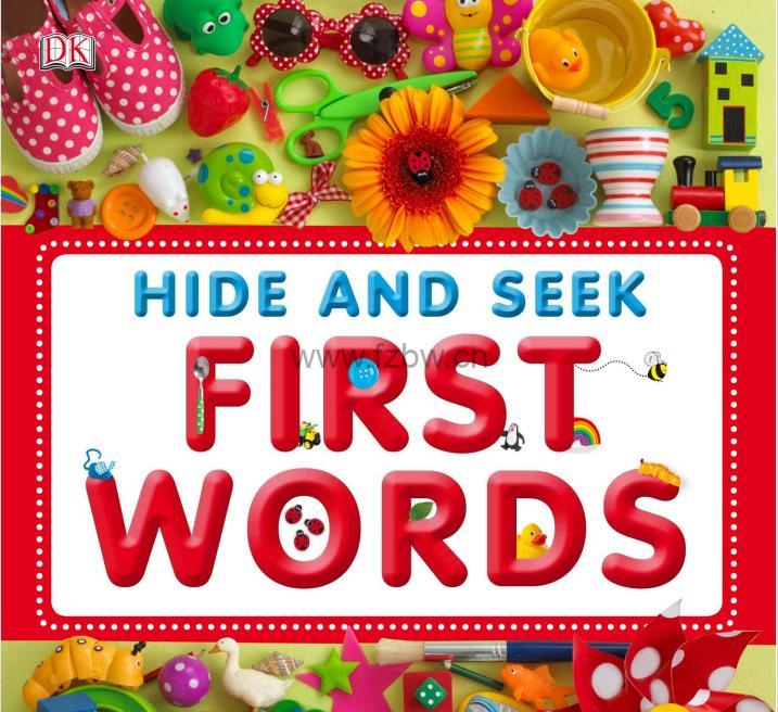 《DK Hide and Seek First Words》识字亲子有趣单词书