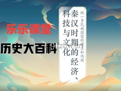 乐乐课堂《历史大百科》共112集 动画视频