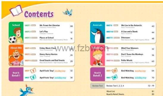 Read & Retell阅读教材