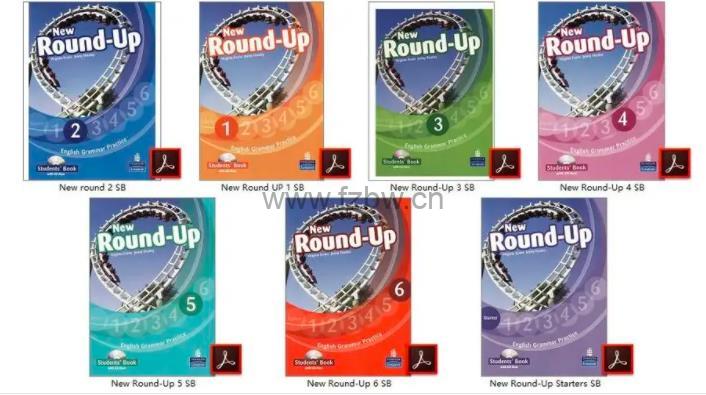朗文青少年英语语法教材 new round-up 全套7级别