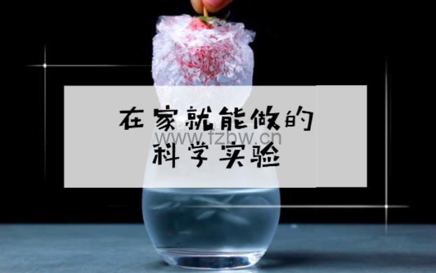 在家就能做的30个科学实验 教学视频