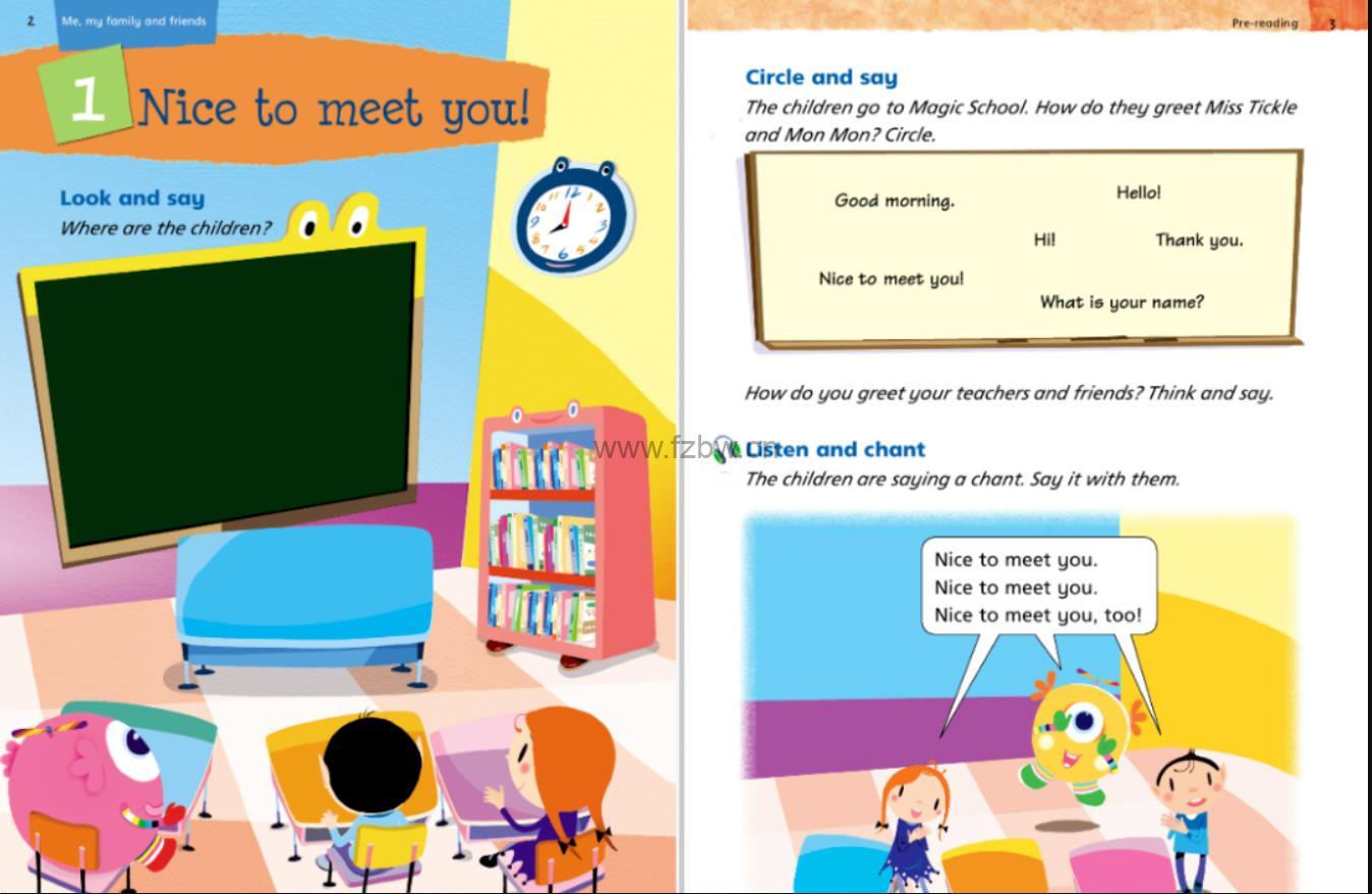 新魔法英语(new magic)1-6年级电子书PDF+语法练习册+预听PPT