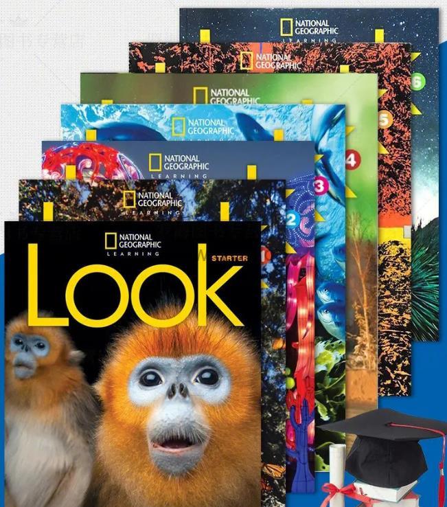 国家地理 Look 共7级全套（Starter~L6）学生书+练习册+答案+音频+视频 – 父子被窝