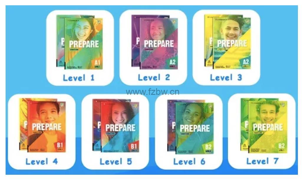 剑桥官方KET/PET备考教材Prepare第二版 附白板/学生/教师/练习用书及配套音视频