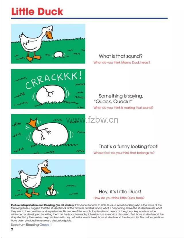 光谱阅读《spectrum reading workbook》GK-G8级别 PDF格式