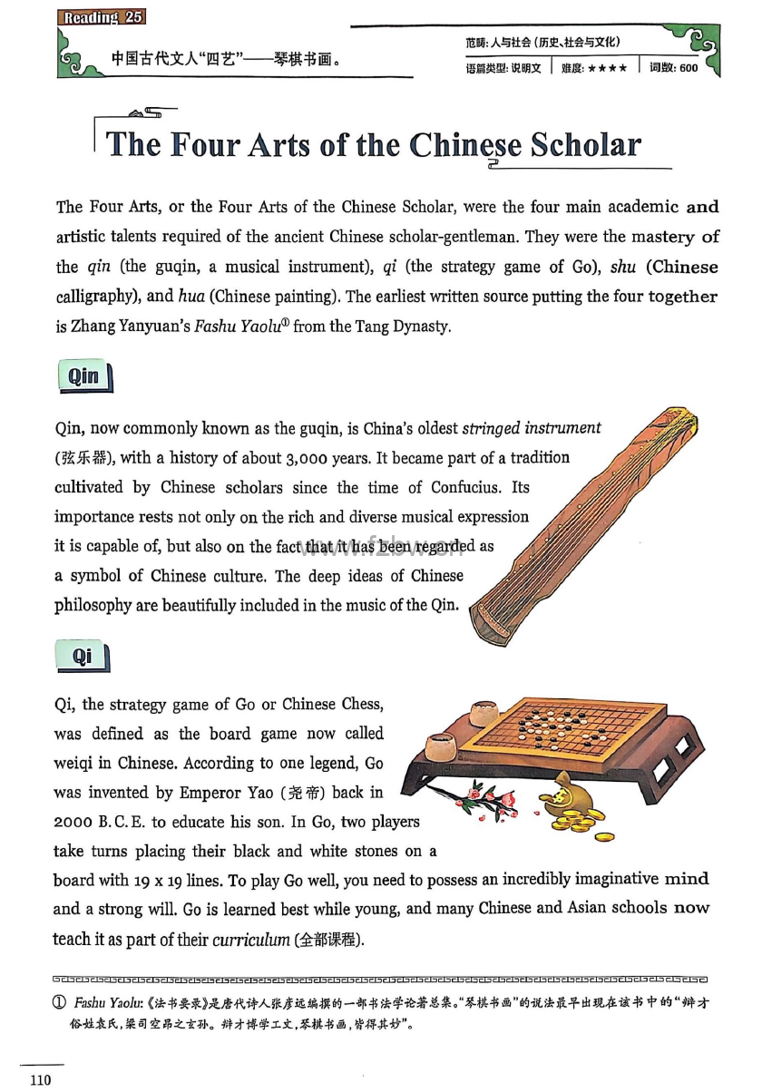 中国文化英语阅读语篇精选(SSP1)