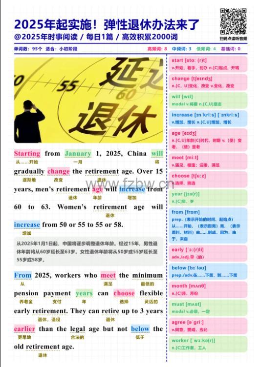 2025最新《时文阅读28篇高效积累2000词》PDF
