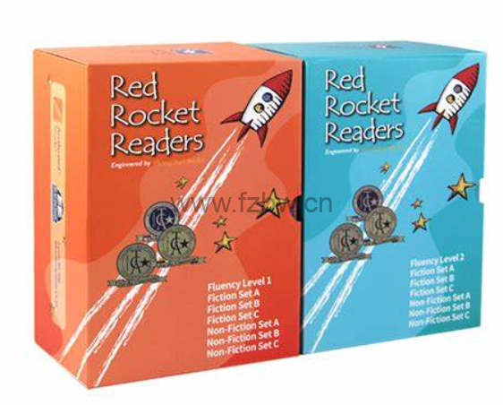 【12GB】红火箭全套（蓝盒+黄盒）全套PDF绘本+练习册+音频+视频红火箭分级读物-蓝黄盒资源