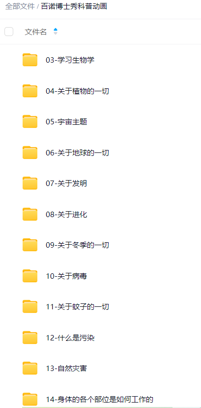 百诺博士秀科普动画(英文版)