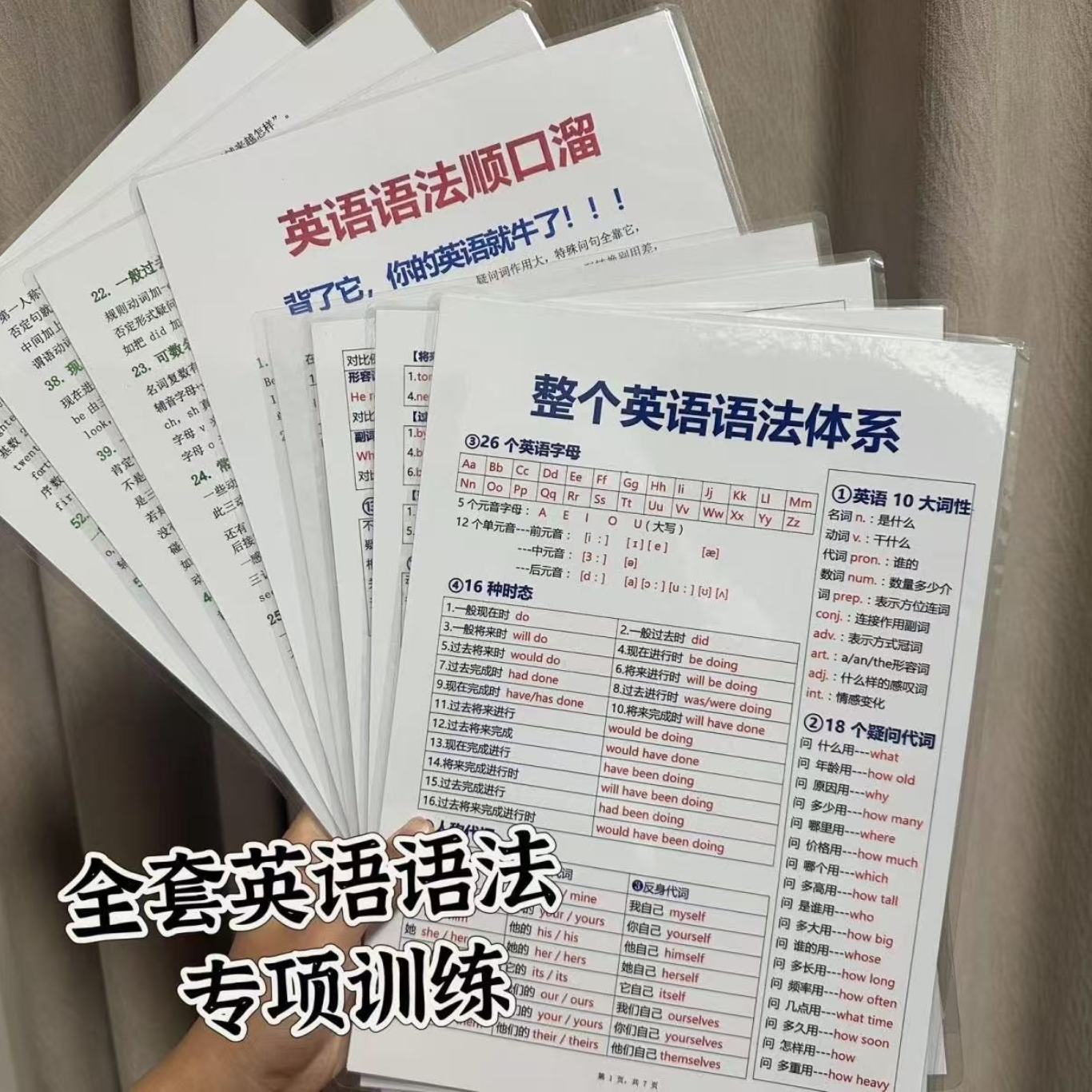 英语语法总结《一篇秒懂句子成分》附思维导图 电子文档