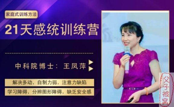 家庭式训练方法：21天感统训练营 王凤萍