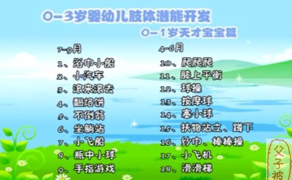 爱贝花0-3岁早教中心互动游戏（96个视频）