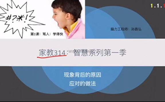 《家教314：智慧系列》1-4季 视频课程
