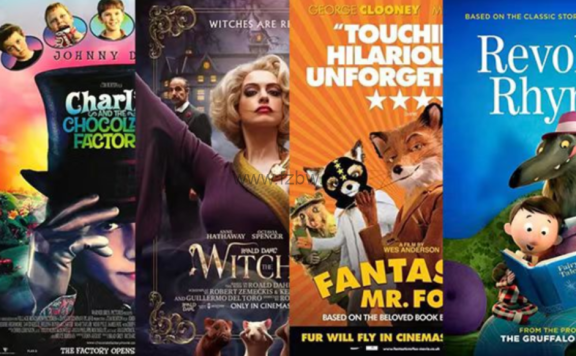 罗尔德达尔13部电影+24部电子书（PDF和TXT）+音频