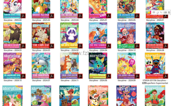 儿童英文故事类杂志《故事时间 Storytime (2015-2025) 》PDF高清电子版可打印可复制