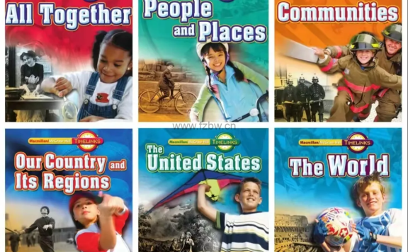 社会科学教材Timelinks全套(幼儿园、小学1-6年级教材) GK-G6学生用书+教师用书+分级阅读+配套资源
