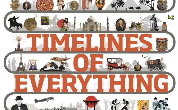 一本让所有孩子拍手称奇的DK英文百科史大全:《万物发展时间轴》Timelines of Everything(英文版)