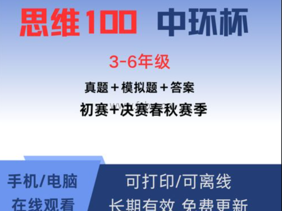 《思维100高频题型速刷手册》2019-2024 PDF格式