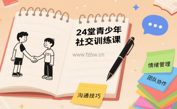 《24堂青少年社交训练课》mp3 音频课程