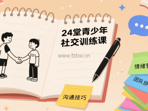《24堂青少年社交训练课》mp3 音频课程